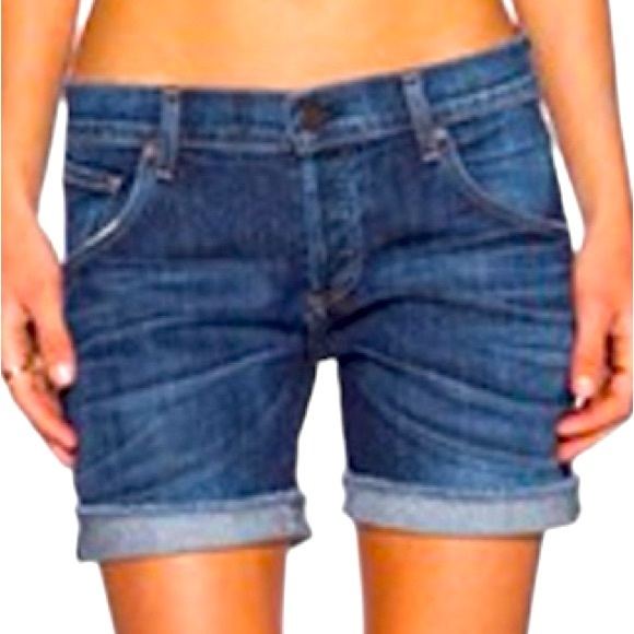 💐CITIZENS OF HUMANITY Skylar Button Fly Cutoff Jean Shorts size 27 - Picture 2 of 14